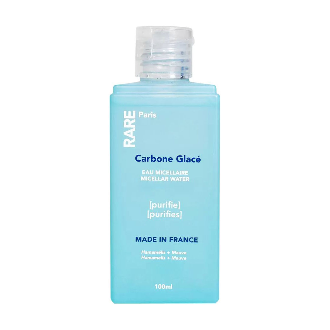 Міцелярна вода для зняття макіяжу RARE Paris Carbone Glace Micellar Water, 100 мл